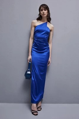 Zdjęcie produktu Sukienka z ażurowym wycięciem z certyfikowanej wiskozy PATRIZIA PEPE