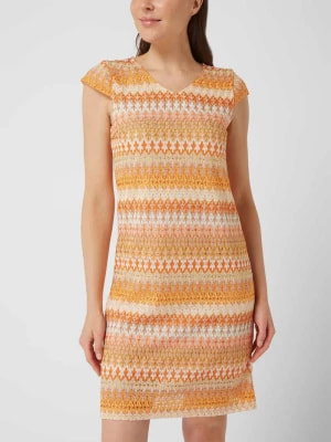 Zdjęcie produktu Sukienka z ażurowym wzorem MORE & MORE