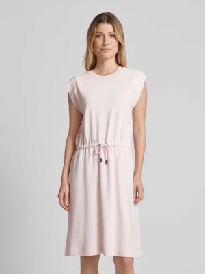 Zdjęcie produktu Sukienka z dżerseju o długości do kolan w jednolitym kolorze comma Casual Identity