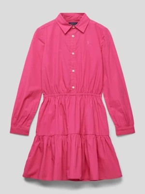 Zdjęcie produktu Sukienka z efektem stopniowania i listwą guzikową Polo Ralph Lauren Teens