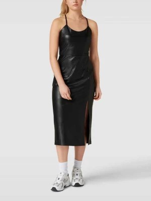 Zdjęcie produktu Sukienka z imitacji skóry o długości do kolan model ‘RINA’ Only