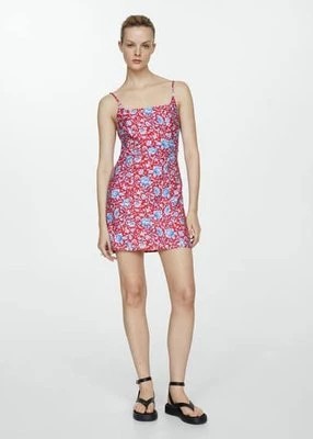 Zdjęcie produktu Sukienka z kwiatowym wzorem Mango