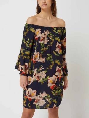 Zdjęcie produktu Sukienka z odkrytymi ramionami i kwiatowym wzorem Apricot