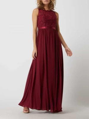 Zdjęcie produktu Suknia ślubna z koronki i szyfonu luxuar
