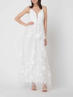 Zdjęcie produktu Suknia ślubna z kwiatowymi aplikacjami Apart Glamour