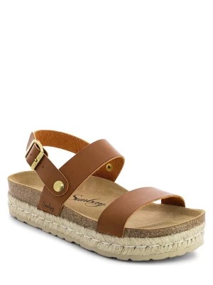 Zdjęcie produktu Sunbay Skórzane sandały "Tucupita" w kolorze jasnobrązowym rozmiar: 37