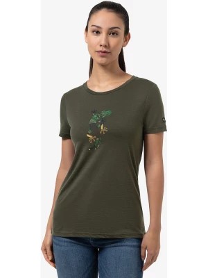 Zdjęcie produktu super.natural Koszulka "El Gecko" w kolorze khaki rozmiar: L