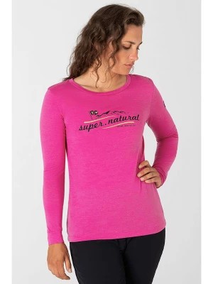Zdjęcie produktu super.natural Koszulka "Mountain" w kolorze różowym rozmiar: XS