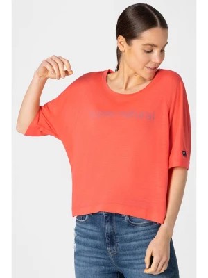 Zdjęcie produktu super.natural Koszulka sportowa "Liquid Flow" w kolorze pomarańczowym rozmiar: XS
