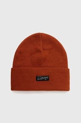 Zdjęcie produktu Superdry czapka kolor pomarańczowy