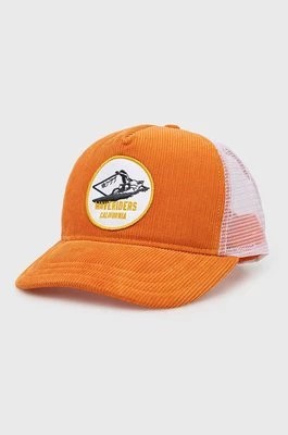 Zdjęcie produktu Superdry czapka kolor pomarańczowy z aplikacją