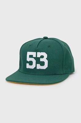 Zdjęcie produktu Superdry czapka kolor zielony z aplikacją