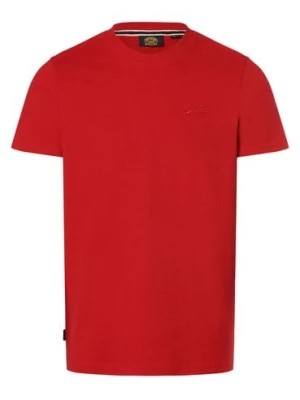 Zdjęcie produktu Superdry Koszulka męska Mężczyźni Bawełna czerwony jednolity,