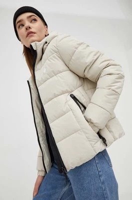 Zdjęcie produktu Superdry kurtka damska kolor beżowy zimowa