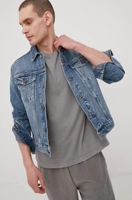 Zdjęcie produktu Superdry kurtka jeansowa męska kolor granatowy przejściowa