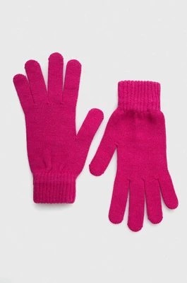 Zdjęcie produktu Superdry rękawiczki damskie kolor różowy