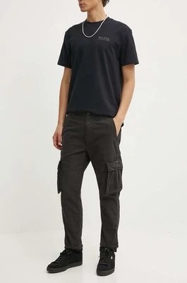 Zdjęcie produktu Superdry spodnie męskie kolor czarny dopasowane