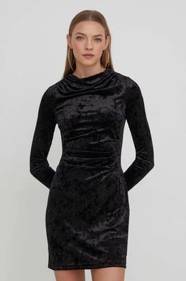 Zdjęcie produktu Superdry sukienka kolor czarny mini dopasowana
