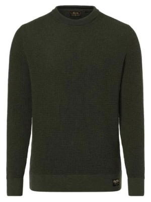 Zdjęcie produktu Superdry Sweter męski Mężczyźni Bawełna zielony marmurkowy,