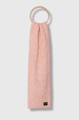 Zdjęcie produktu Superdry szalik z domieszką wełny kolor różowy melanżowy