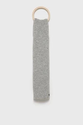 Zdjęcie produktu Superdry Szalik z domieszką wełny kolor szary melanżowy