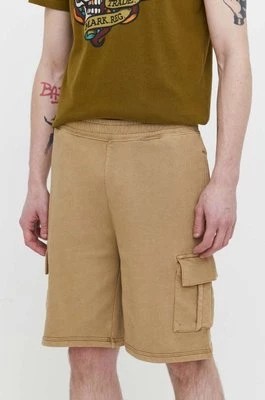 Zdjęcie produktu Superdry szorty bawełniane kolor beżowy