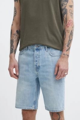 Zdjęcie produktu Superdry szorty jeansowe męskie kolor niebieski