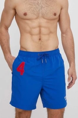 Zdjęcie produktu Superdry szorty kąpielowe kolor niebieski
