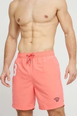 Zdjęcie produktu Superdry szorty kąpielowe kolor różowy
