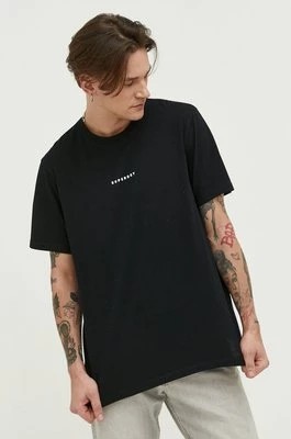 Zdjęcie produktu Superdry t-shirt bawełniany kolor czarny z nadrukiem