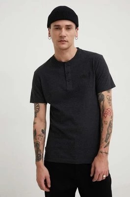 Zdjęcie produktu Superdry t-shirt bawełniany męski kolor czarny z aplikacją