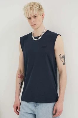 Zdjęcie produktu Superdry t-shirt bawełniany męski kolor granatowy