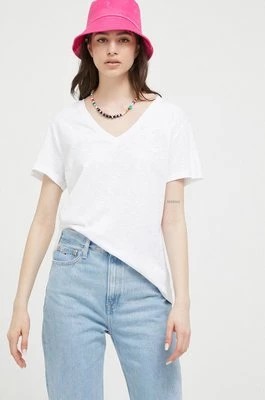 Zdjęcie produktu Superdry t-shirt damski kolor biały
