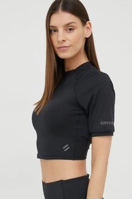 Zdjęcie produktu Superdry t-shirt damski kolor czarny