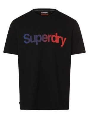 Zdjęcie produktu Superdry T-shirt męski Mężczyźni Bawełna czarny nadruk,