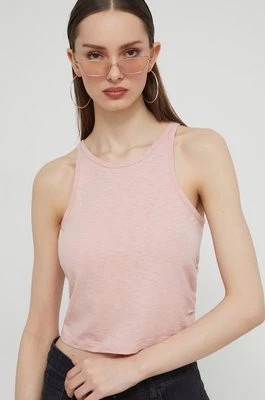 Zdjęcie produktu Superdry top damski kolor różowy