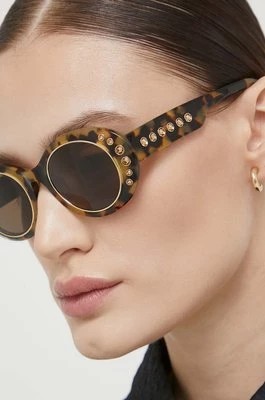 Zdjęcie produktu Swarovski okulary przeciwsłoneczne 56259304 MILLENIA damskie kolor brązowy