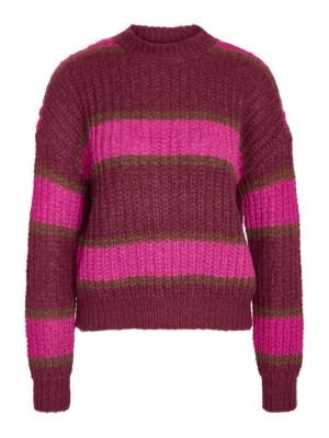 Zdjęcie produktu Noisy may Sweter "Adele" w kolorze bordowo-różowym rozmiar: M