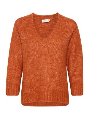 Zdjęcie produktu Kaffe Sweter "Alioma" w kolorze pomarańczowym rozmiar: M