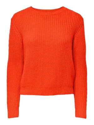 Zdjęcie produktu Pieces Sweter "Cassandra" w kolorze czerwonym rozmiar: XL