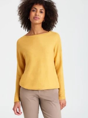 Zdjęcie produktu Sweter damski nierozpinany żółty Greenpoint