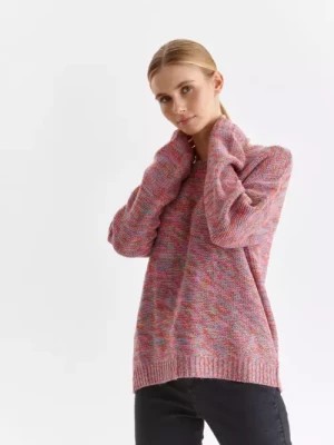 Zdjęcie produktu Sweter damski z kolorowej przędzy TOP SECRET