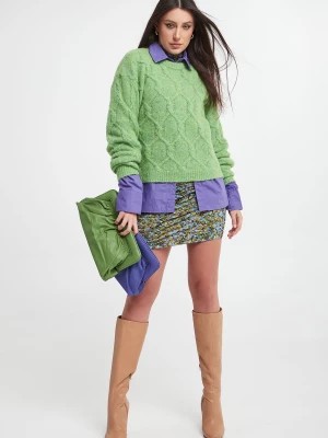 Zdjęcie produktu Sweter damski z wełną alpaki GESTUZ