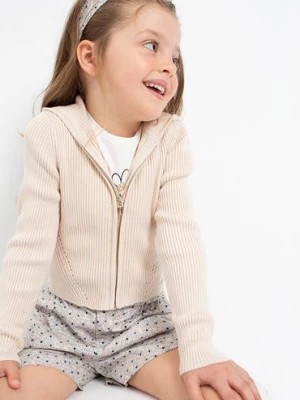 Zdjęcie produktu Sweter dziewczęcy z kapturem Mayoral - beżowy