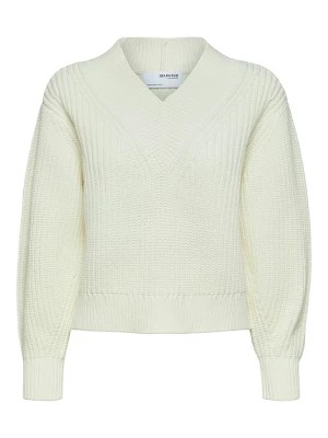 Zdjęcie produktu SELECTED FEMME Sweter "Milea" w kolorze kremowym rozmiar: XL