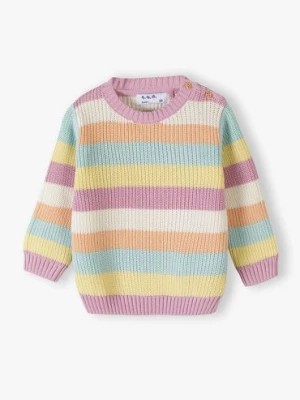 Zdjęcie produktu Sweter niemowlęcy w kolorowe paski - 5.10.15.