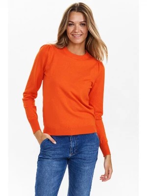 Zdjęcie produktu NÜMPH Sweter "Nubaojiny" w kolorze pomarańczowym rozmiar: XS