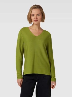 Zdjęcie produktu Sweter o luźnym kroju w jednolitym kolorze maerz muenchen