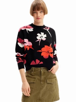Zdjęcie produktu Sweter oversize w kwiaty Desigual