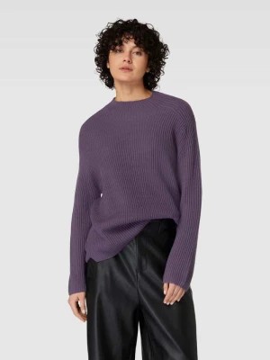 Zdjęcie produktu Sweter w jednolitym kolorze z efektem prążkowania comma Casual Identity